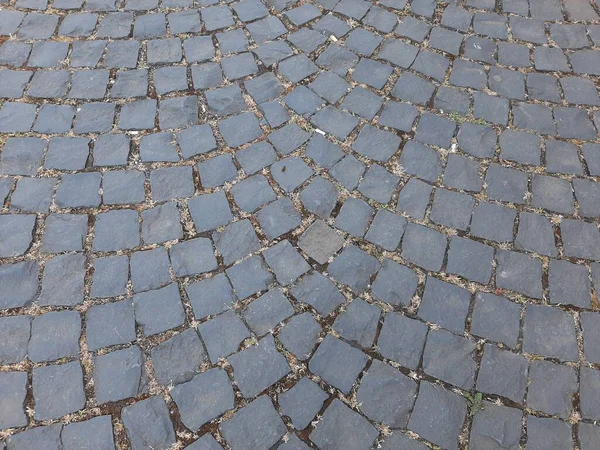 Decorative Stone Pavement Road Park — Stock Photo, Image