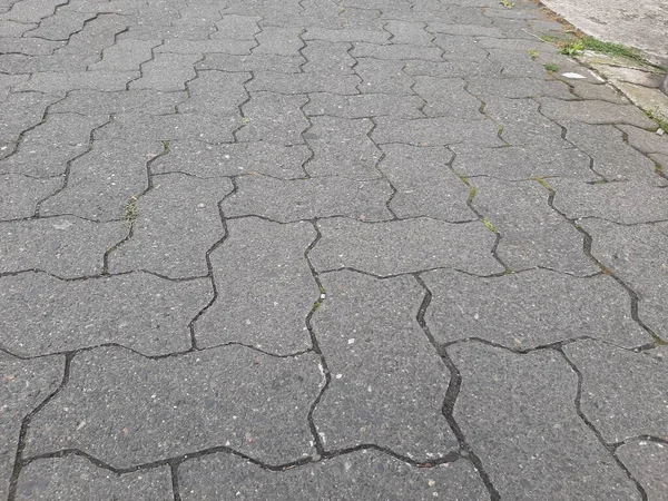 Decorative Stone Pavement Road Park — Stock Photo, Image