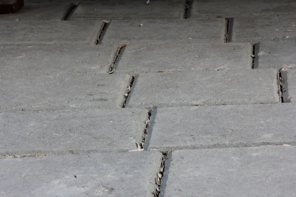 Decorative Stone Pavement Road Park — Stock Photo, Image