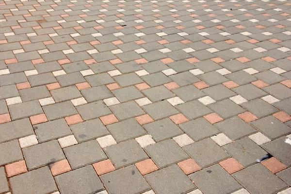 Strada Lastricata Pietra Decorativa Nel Parco — Foto Stock