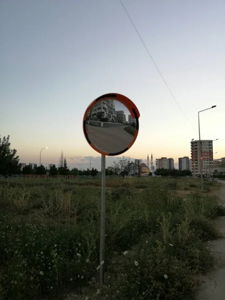 traffic mirror and reflective mirror