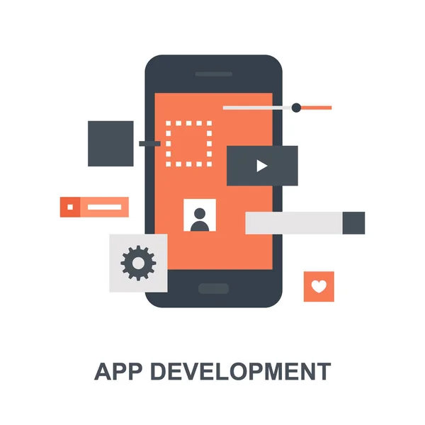 Application Development icon concept — Stock Vector