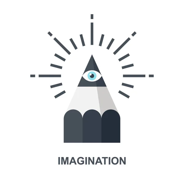 Φαντασία εικονίδιο έννοια — Διανυσματικό Αρχείο