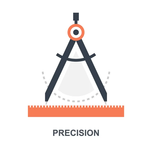 Precision icon concept — Stock Vector
