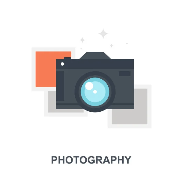 Concepto de icono de fotografía — Vector de stock