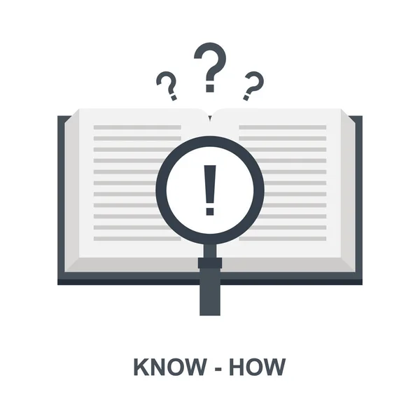 Concepto de icono de Know-How — Vector de stock