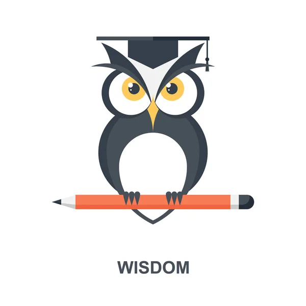 Wisdom icon concept — Stock Vector