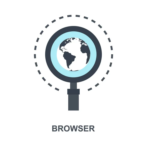 Concepto de icono del navegador — Archivo Imágenes Vectoriales