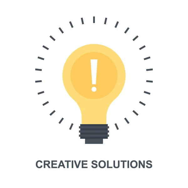 Creative Solutions icon concept — Stock Vector