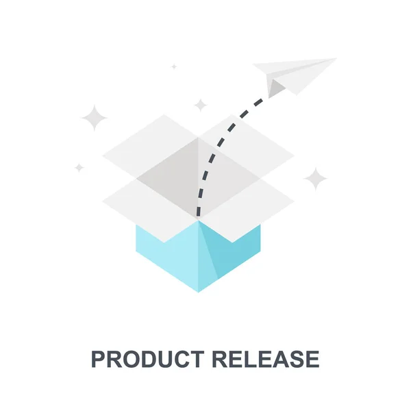 Release pictogram productconcept — Stockvector