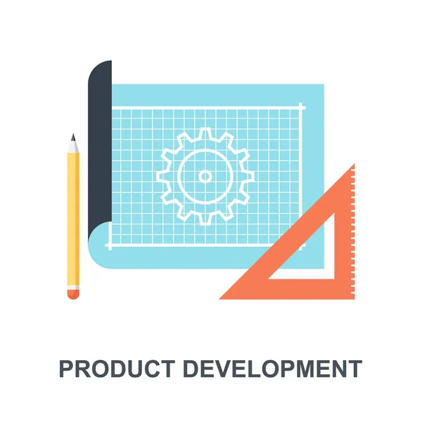 Concepto de icono de desarrollo de producto — Archivo Imágenes Vectoriales