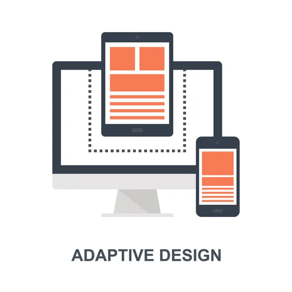 Adaptiv Design ikon konceptet — Stock vektor