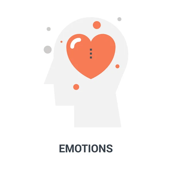 Понятие эмоций — стоковый вектор