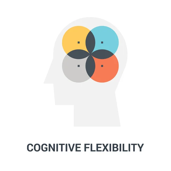 Cognitive flexibility icon concept — Stock Vector