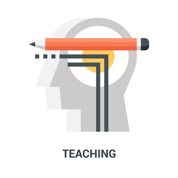 Teaching icon concept — Stock Vector