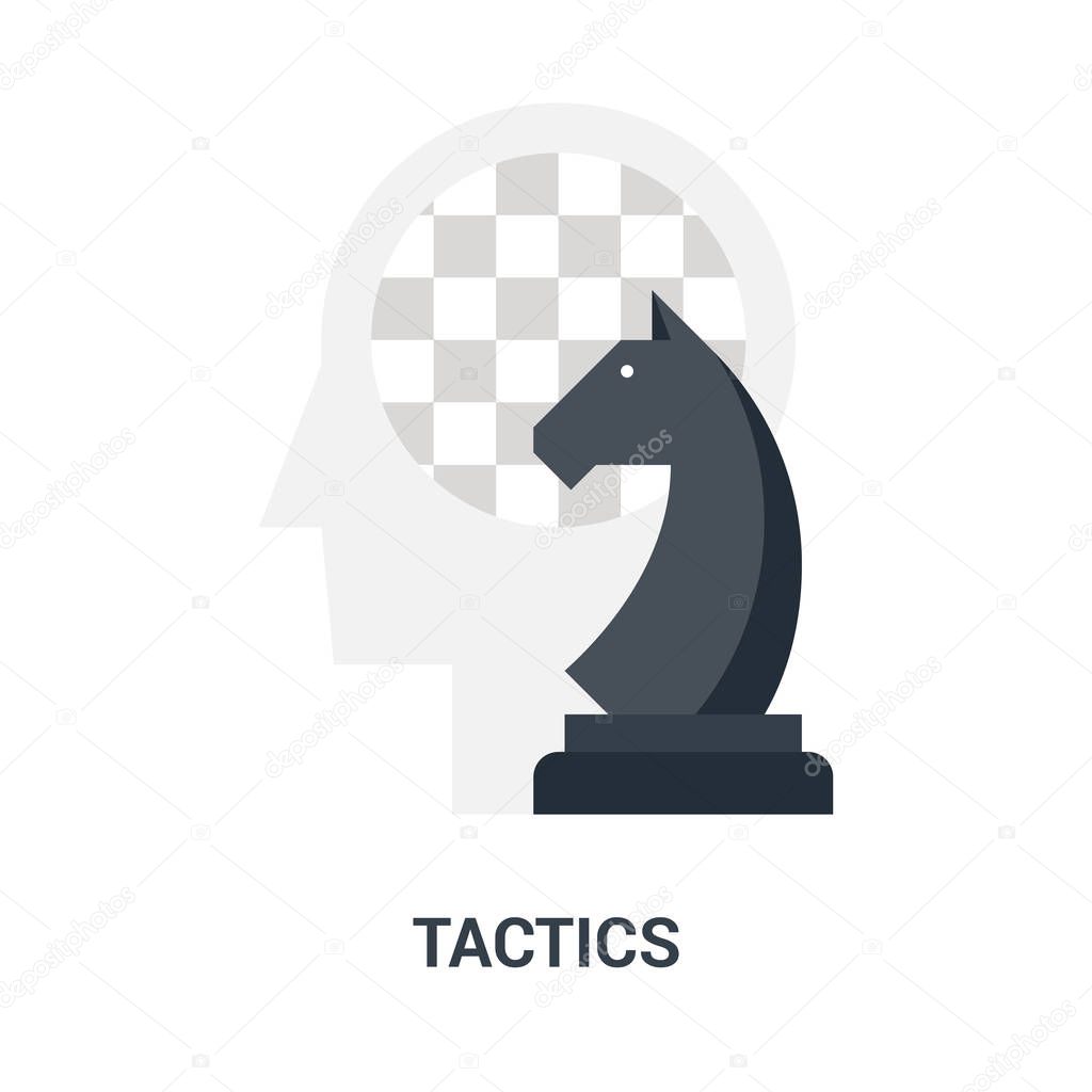 tactics icon concept