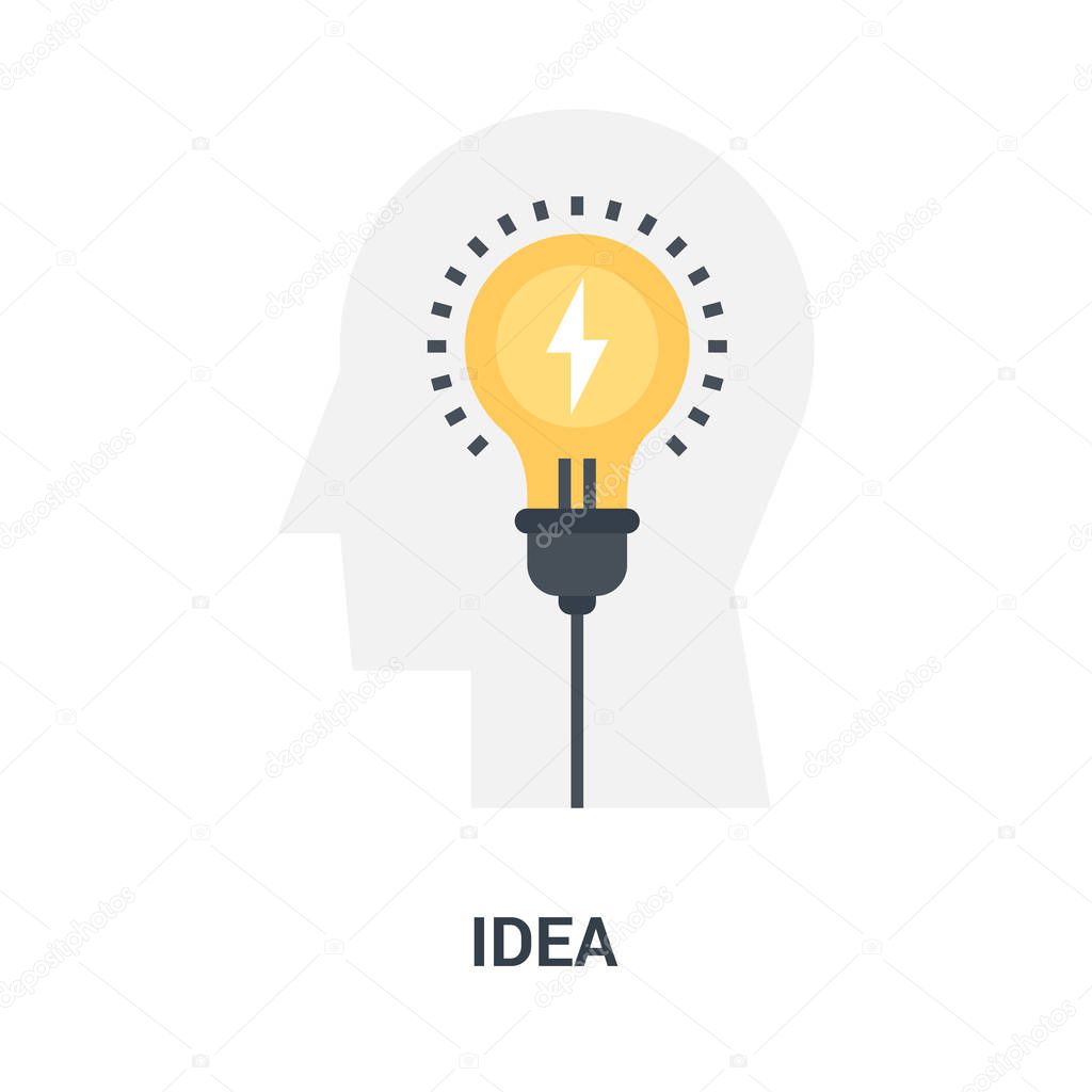 idea icon concept