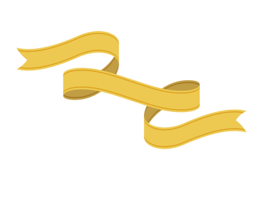 Beyaz arkaplanda izole edilmiş antika retro kurdele tasviri