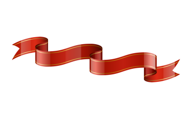 Beyaz arkaplanda izole edilmiş kırmızı kurdele tasviri