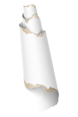 Beyaz arkaplanda yırtık kağıt tasviri