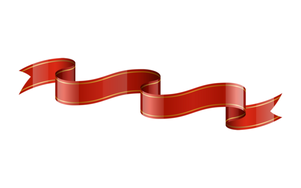 Beyaz arkaplanda izole edilmiş kırmızı kurdele tasviri