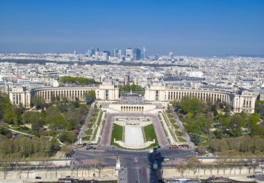 Trocadero, Paris'in havadan görünümü