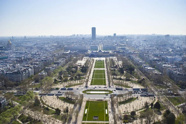 A párizsi Champ de Mars-légifelvétel — Stock Fotó