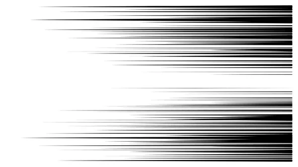 Snelheid Lijnen Cartoon Komische Effect Vector Achtergrond — Stockvector