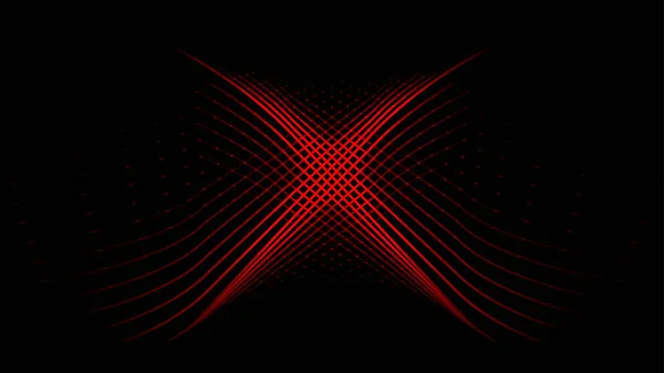 Rode x doel mark lichte abstract — Stockvector