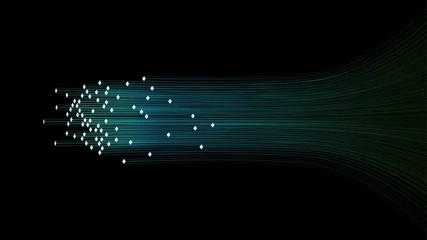 Conexão azul velocidade linha abstrata tecnologia de fundo —  Vetores de Stock