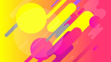 Renkli geometrik şekil soyut arka plan