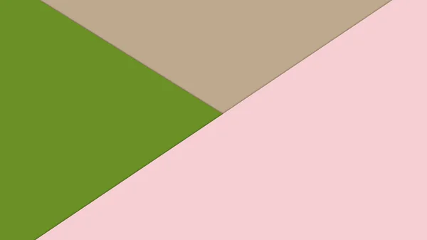 녹색, 분홍색, 베이지 색 종이입니다. 배너, — 스톡 사진