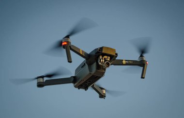 İle DJI indeks işlem Mavic uçan pro yakın çekim
