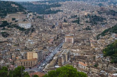 Modica, Unesco mirası siteleri İtalya, Val di Noto bir parçası Panoraması