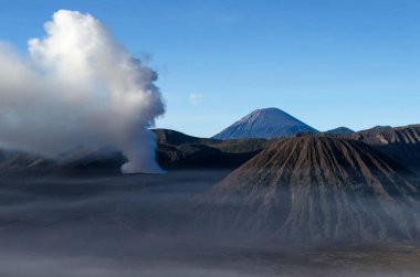 Bromo yanardağ. Mount Bromo, değil aktif bir volkan, Tengger Semeru Milli Parkı, Doğu Java, Endonezya.