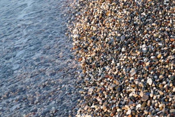 清晨的卵石海滩 土耳其 — 图库照片