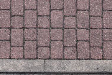 Beton kırmızı döşeme levhalar. Doku.