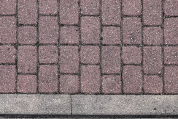コンクリートの赤い舗装スラブ テクスチャ — ストック写真