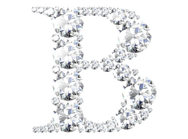 Diamond Letters Gemstones High Resolution Image — Stock Photo, Image