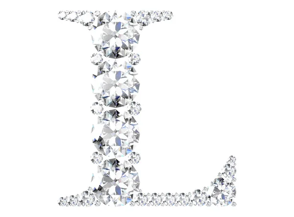 Diamanten Letters Met Edelstenen Hoge Resolutie Afbeelding — Stockfoto
