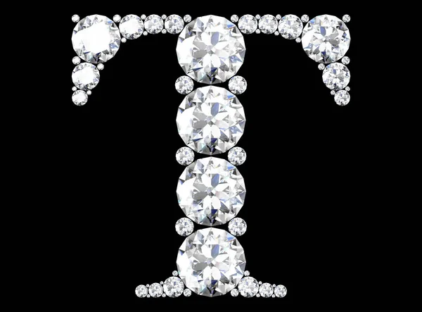 Letras Diamantes Con Piedras Preciosas Imagen Alta Resolución —  Fotos de Stock