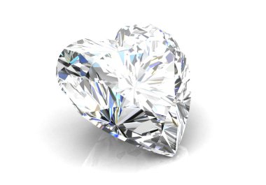 Güzel taşlar beyaz bir arka planda, 3d Illustration.3d işleme - illüstrasyon