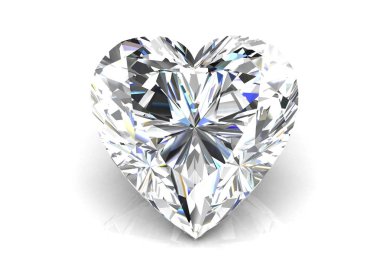 Güzel taşlar beyaz bir arka planda, 3d Illustration.3d işleme - illüstrasyon