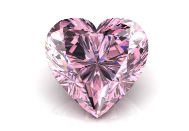 Güzel taşlar beyaz bir arka planda, 3d Illustration.3d işleme - illüstrasyon