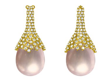 Beyaz arka plan .3d işleme üzerinde izole kolye