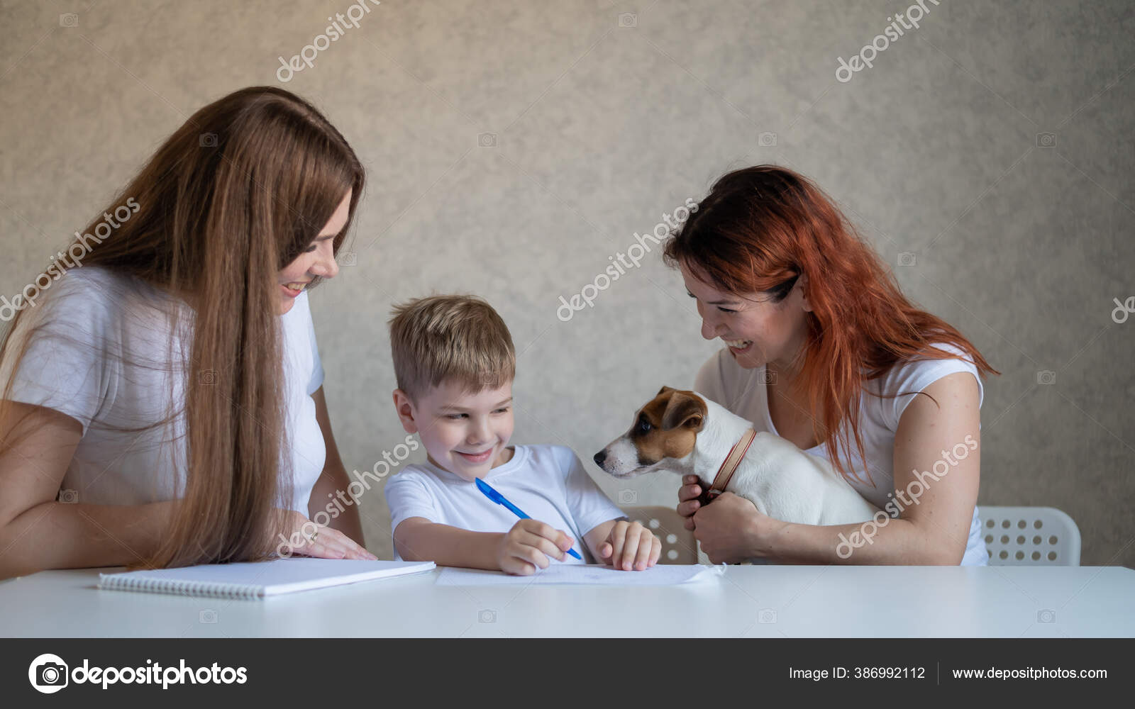 family small married mom good boy