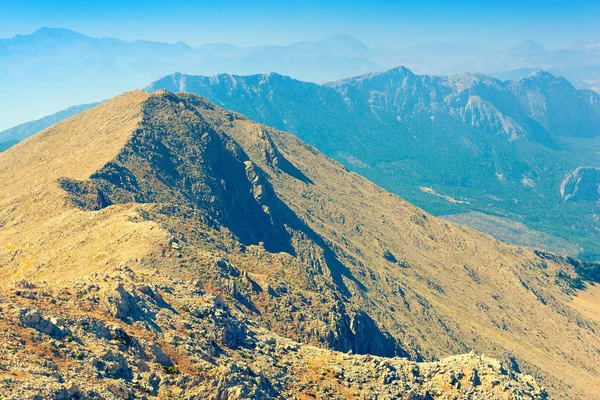 Vista Del Paisaje Montañoso Del Tauro Central Provincia Antalya Turquía — Foto de Stock