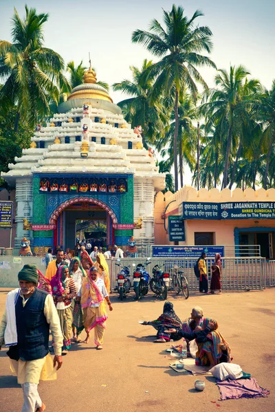 Puri Orissa India January 2019 People Return Shree Gundicha Temple — Stock Photo, Image