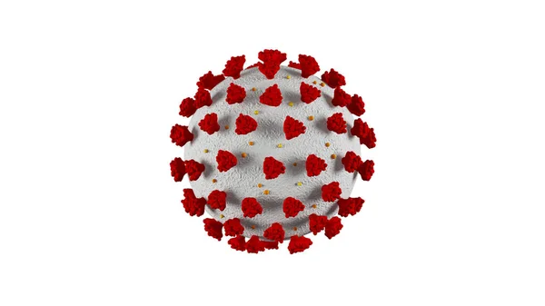 Coronavirus Covid 2019 Ncov Virus Veroorzaakt Een Wereldwijde Pandemie Macro — Stockfoto