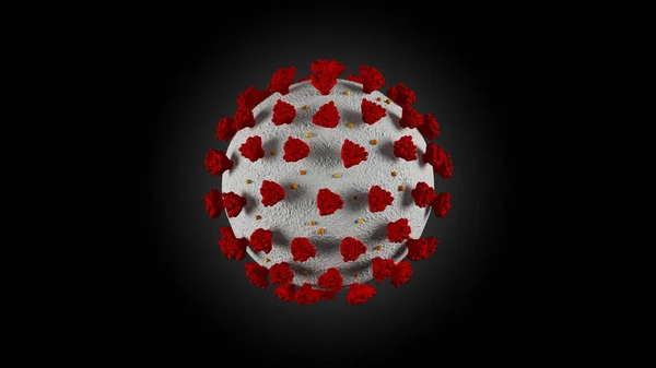 Coronavirus Covid 2019 Ncov Virus Causing Global Pandemic Macro Closeup — Stock Photo, Image